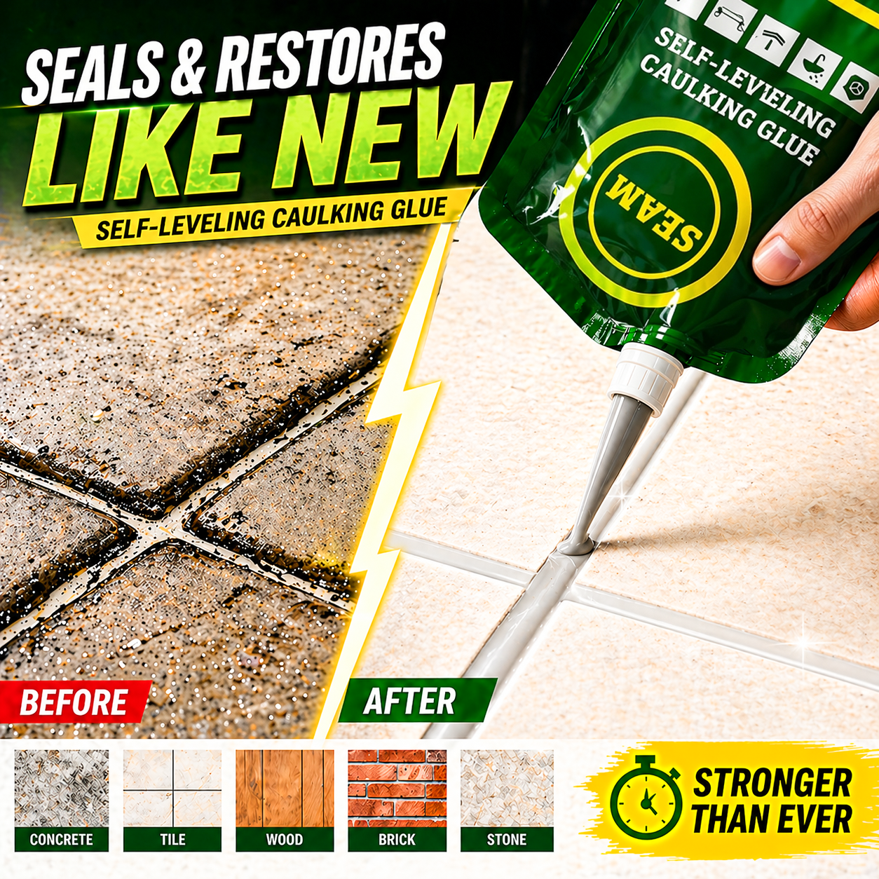 Ajaxfit™Multi-Purpose Repair Adhesive For Floor And Wall Joints✨