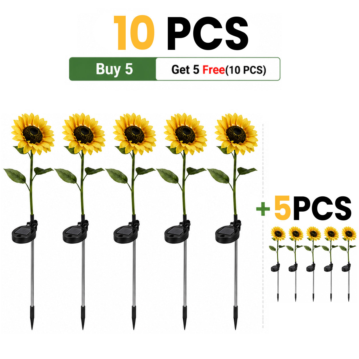 Ajaxfit™ Sunflower Solar Lights – Glowing Garden Decor 🌻🌙