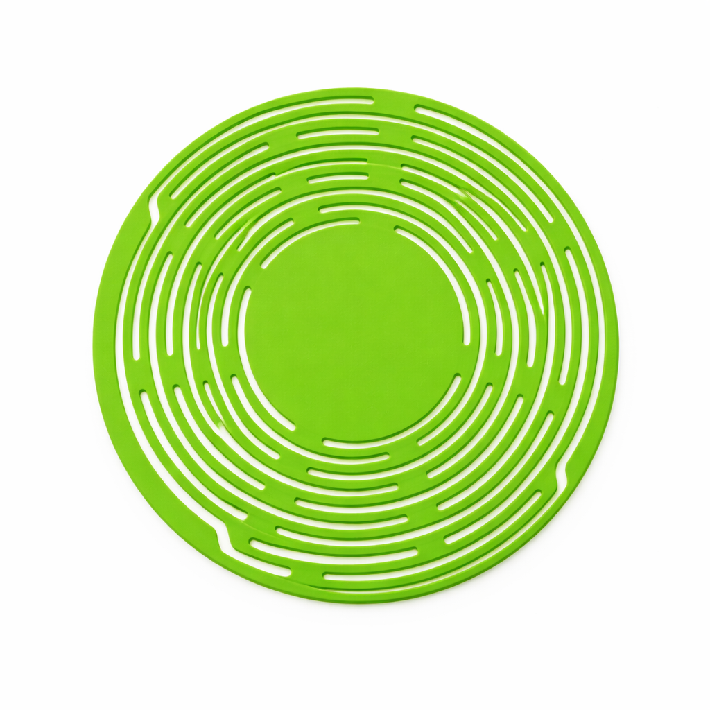 Ajaxfit™  2-in-1 Zero-Void™ Silicone Mesh Bag & Heat-Resistant Trivet Mat for Hot Bowls