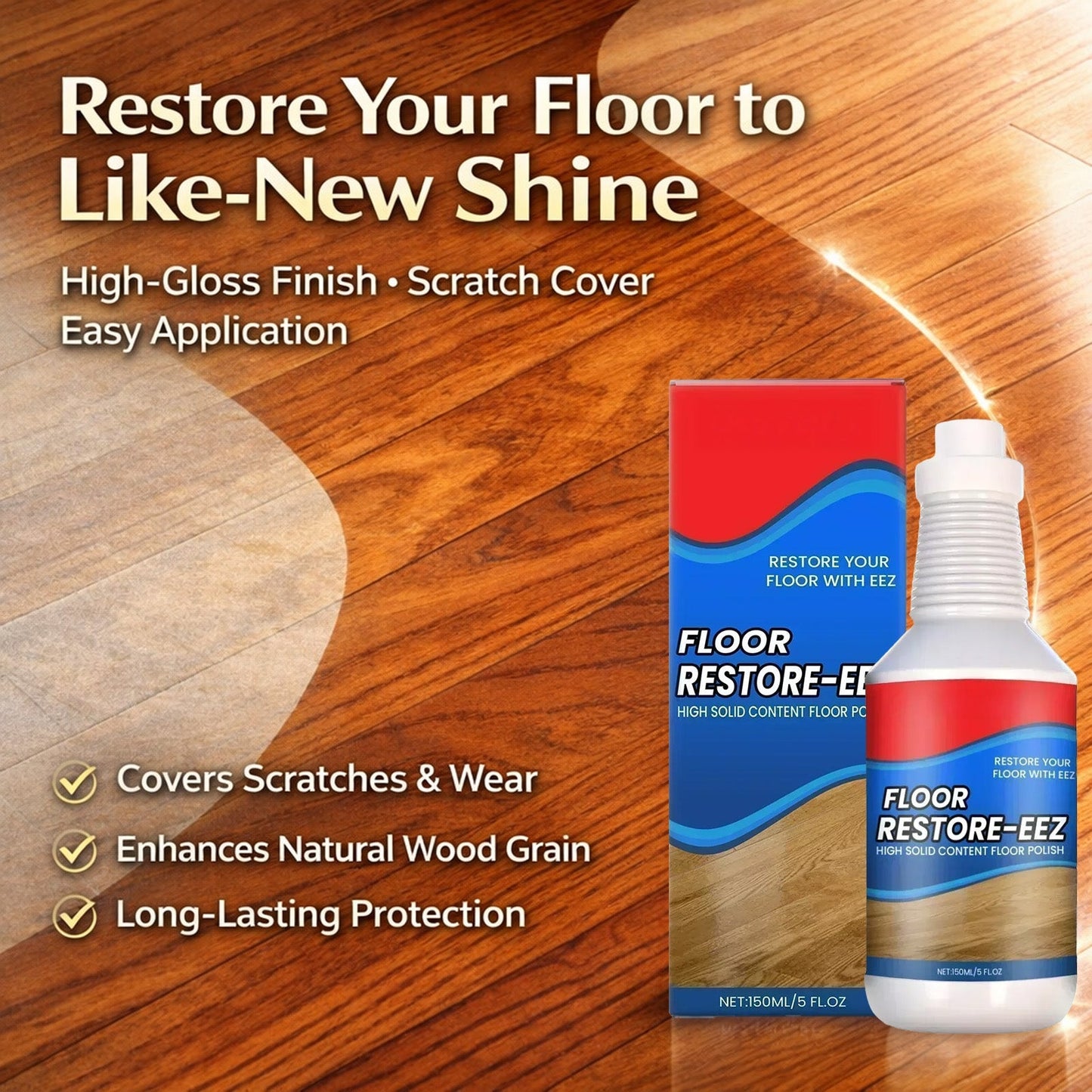 Ajaxfit™ Floor Restorer – Fast-drying, non-toxic shine. ✨ (offer)