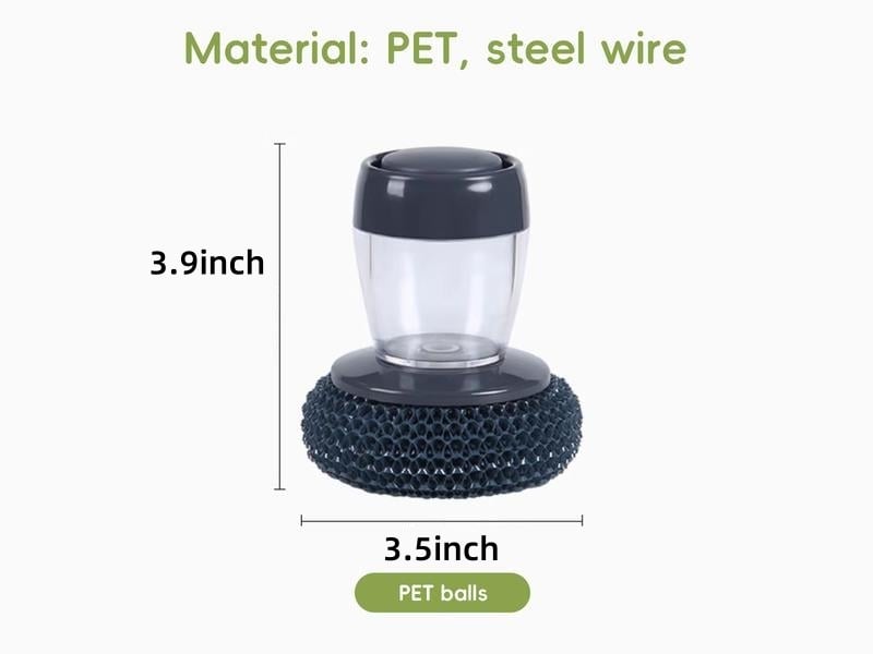 Ajaxfit™🧽 Comfort Grip Soap Dispensing Kitchen Scrub