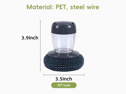 Ajaxfit™🧽 Comfort Grip Soap Dispensing Kitchen Scrub