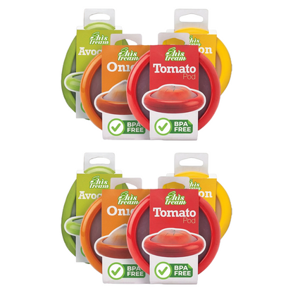 Silicone stretch pods🍅🥑 Keep Your Fruits & Veggies Fresh with These Stretch Pods! (offer)