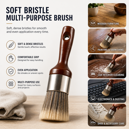 Ajaxfit™  Applicator Brush – Soft Bristle for Even, Smooth Finish