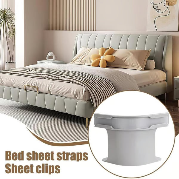 Ajaxfit™ Bed Sheet Holder Straps Non-Slip – Adjustable Mattress Sheet Fasteners for All Bed Sizes