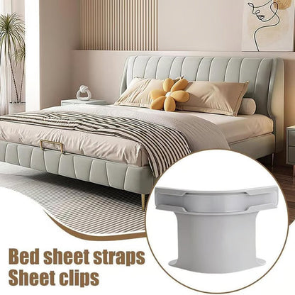 Ajaxfit™ Bed Sheet Holder Straps Non-Slip – Adjustable Mattress Sheet Fasteners for All Bed Sizes