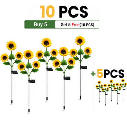 Ajaxfit™ Sunflower Solar Lights – Glowing Garden Decor 🌻🌙