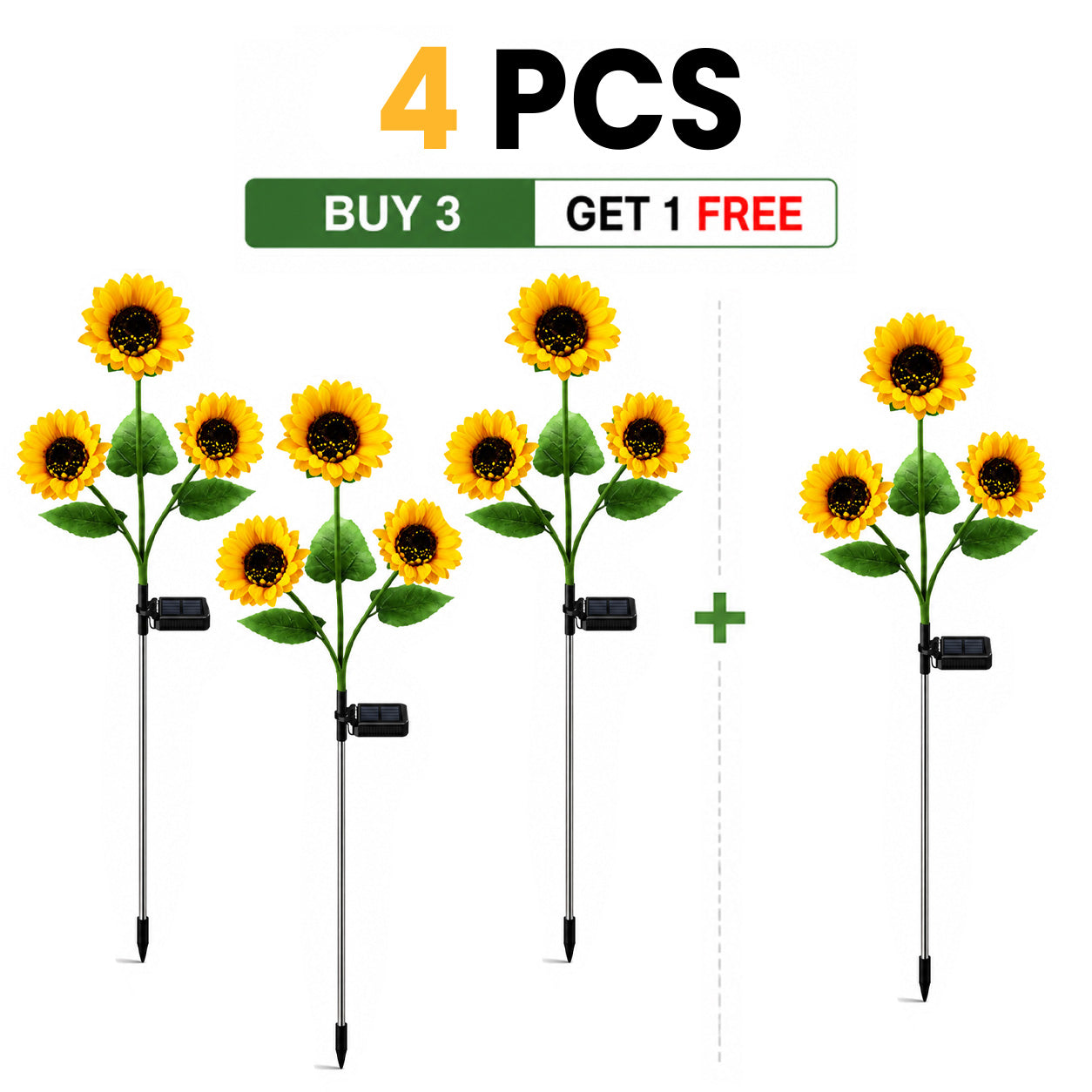 Ajaxfit™ Sunflower Solar Lights – Glowing Garden Decor 🌻🌙