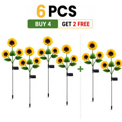 Ajaxfit™ Sunflower Solar Lights – Glowing Garden Decor 🌻🌙