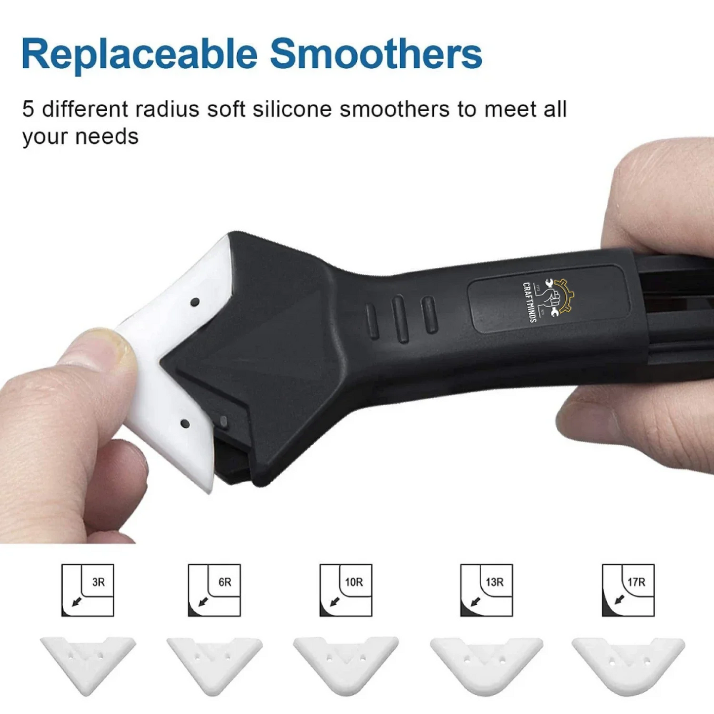 Ajaxfit™ Silicone Caulking Tools – 3-in-1 Finishing & Remover Kit