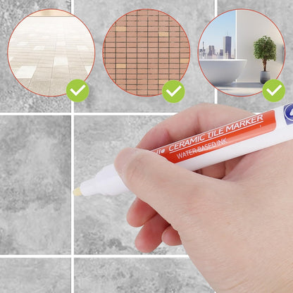 🖌️Ajaxfit™ Anti-Mould & Waterproof Joint Pen for Ceramic Tiles!