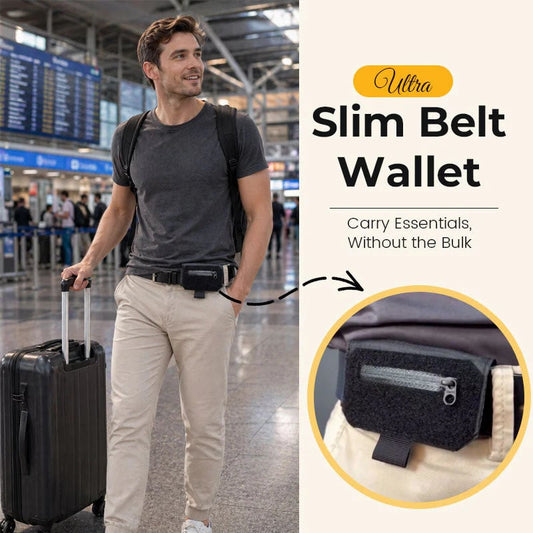Ajaxfit™ Slim Belt Wallet —“Waist Shield” Tactical Waist Pack with Quick Access Wallet 🛡️💳