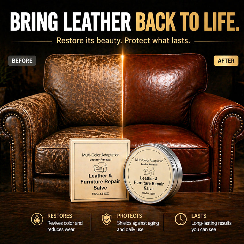 Ajaxfit™  Leather Repair & Restore Balm – Make Old Leather Look New Again (offer)