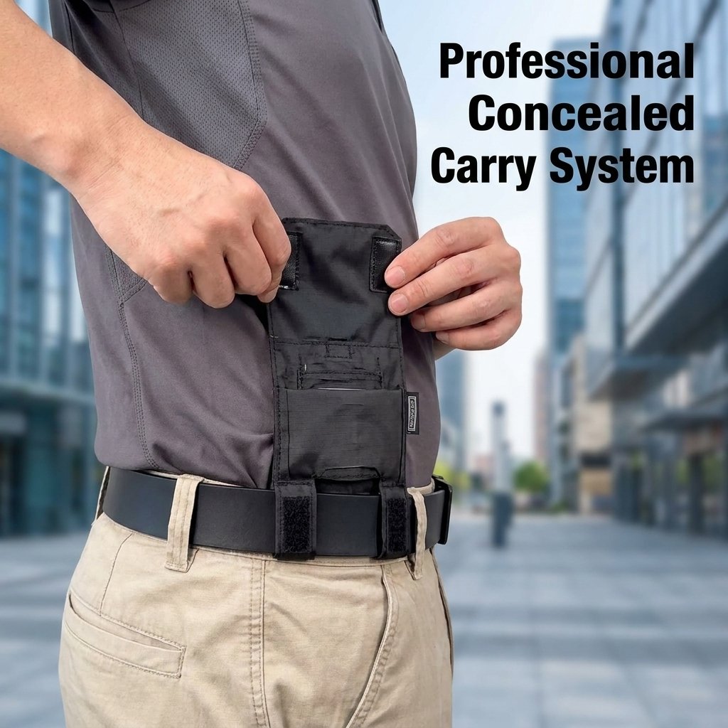 Ajaxfit™ Slim Belt Wallet —“Waist Shield” Tactical Waist Pack with Quick Access Wallet 🛡️💳