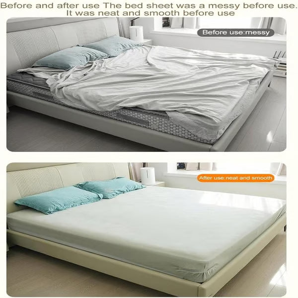 Ajaxfit™ Bed Sheet Holder Straps Non-Slip – Adjustable Mattress Sheet Fasteners for All Bed Sizes