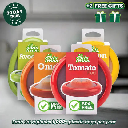 Silicone stretch pods🍅🥑 Keep Your Fruits & Veggies Fresh with These Stretch Pods! (offer)