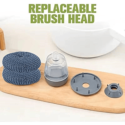 Ajaxfit™🧽 Comfort Grip Soap Dispensing Kitchen Scrub