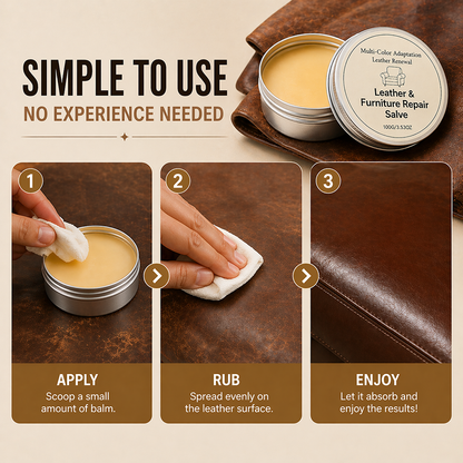 Ajaxfit™  Leather Repair & Restore Balm – Make Old Leather Look New Again (offer)
