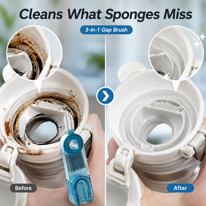 Ajaxfit™ Cup Lid & Bottle Gap Cleaning Brush