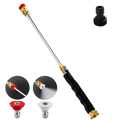 Ajaxfit™🏠🚀High Pressure Hose Nozzle – Power Washer Wand for Car, Patio & Garden Cleaning (offer)