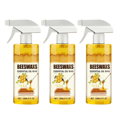 Ajaxfit™Beeswax Wood Polish Spray Natural Shine & Protection for Furniture, Floors, Cabinets – Non-Greasy, Anti-Dust Finish