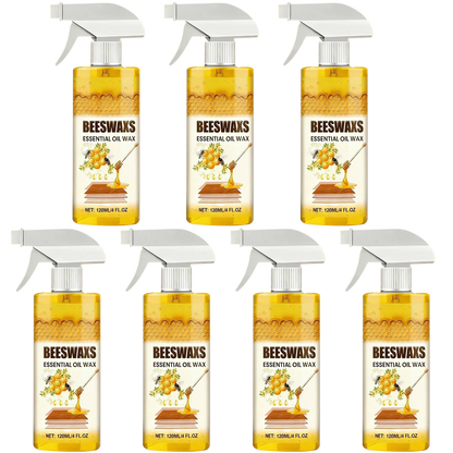 Ajaxfit™Beeswax Wood Polish Spray Natural Shine & Protection for Furniture, Floors, Cabinets – Non-Greasy, Anti-Dust Finish
