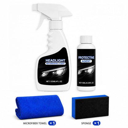 Ajaxfit™💥🚘Automotive Headlamp Restoration Fluid, blurring enhanced crystalline coating refurbisher