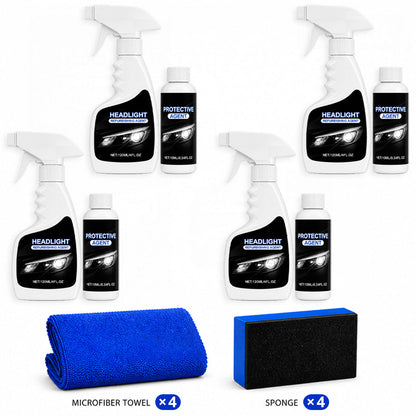 Ajaxfit™💥🚘Automotive Headlamp Restoration Fluid, blurring enhanced crystalline coating refurbisher