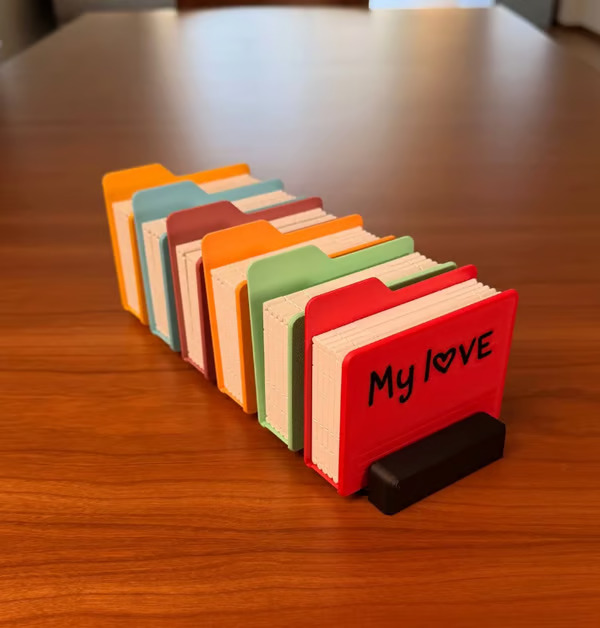 Ajaxfit™🖼️OPEN FOLDER Desktop Photo Album – 3D Memory Display Frame for Desk & Home Decor