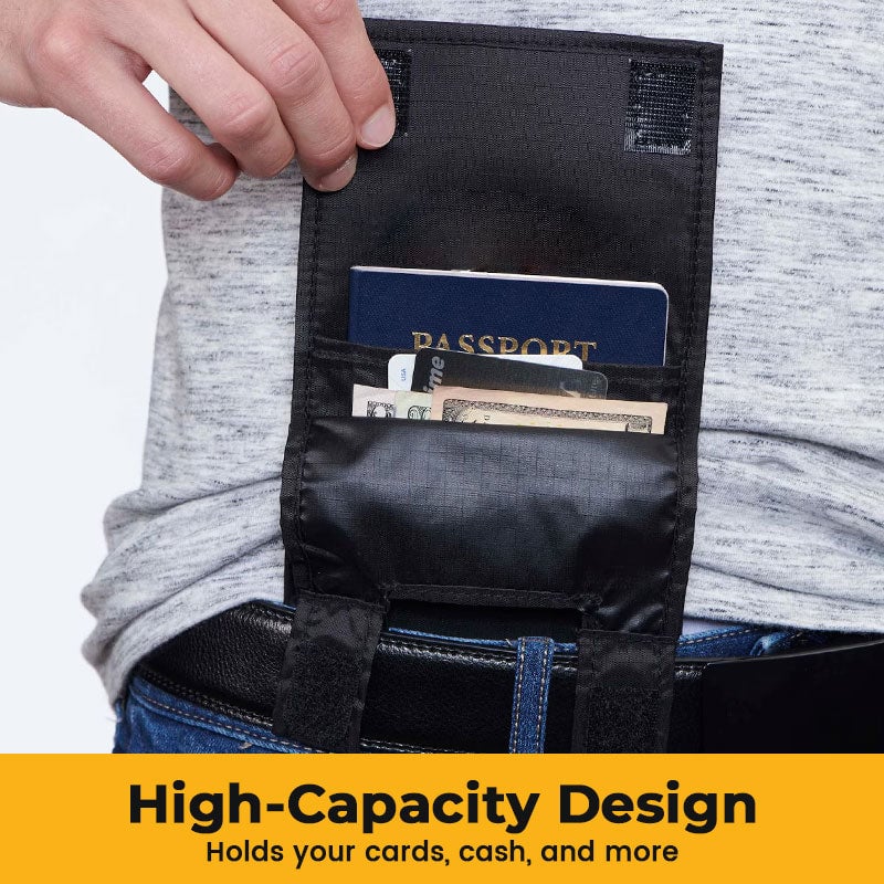 Ajaxfit™ Slim Belt Wallet —“Waist Shield” Tactical Waist Pack with Quick Access Wallet 🛡️💳