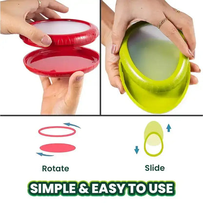 Ajaxfit™Reusable Silicone Stretch Pods 🍅🥑 – Keep Fruits & Vegetables Fresh Longer Without Plastic Wrap