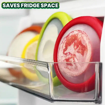 Ajaxfit™Reusable Silicone Stretch Pods 🍅🥑 – Keep Fruits & Vegetables Fresh Longer Without Plastic Wrap