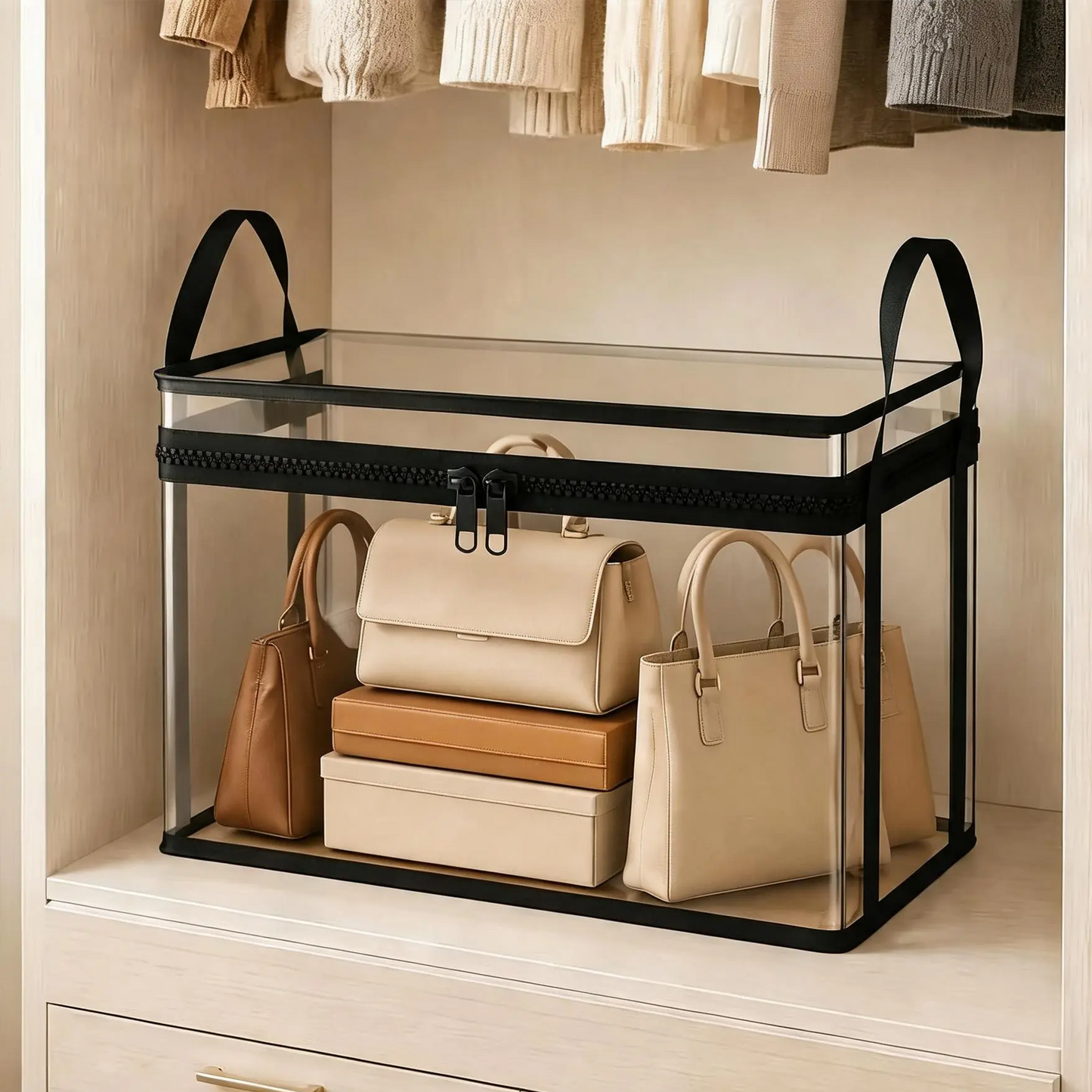 Ajaxfit™Clear Storage Bag – Dust-Proof Organizer for Toys, Clothes & More🧸📚👕🧦