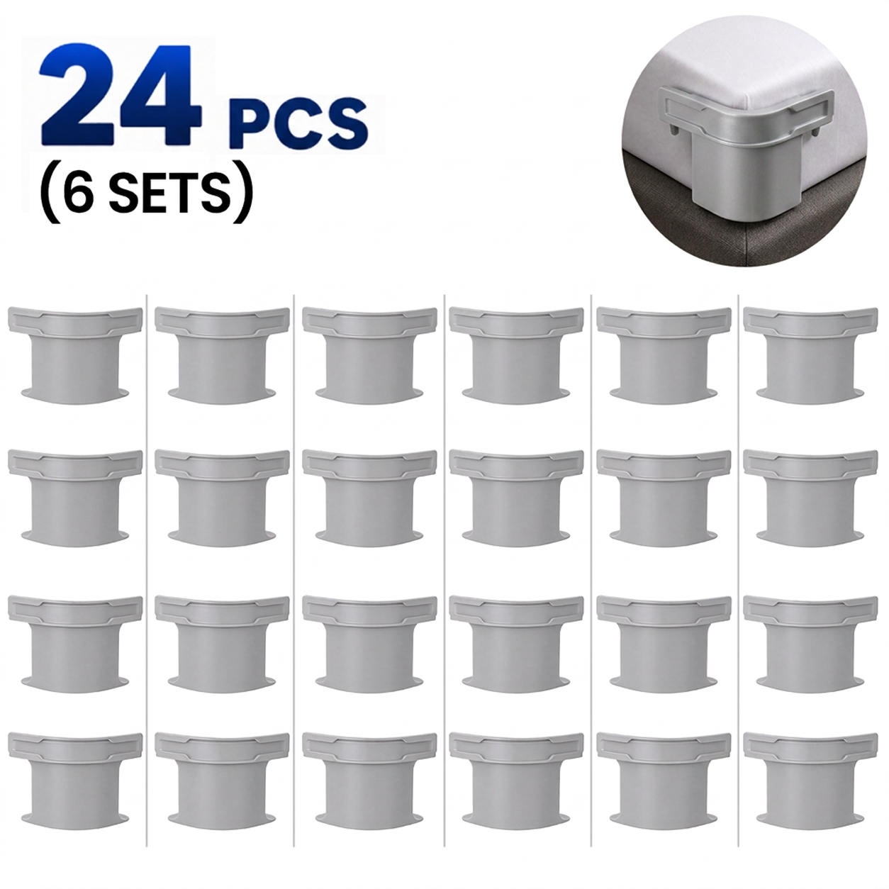 Ajaxfit™ Bed Sheet Holder Straps Non-Slip – Adjustable Mattress Sheet Fasteners for All Bed Sizes