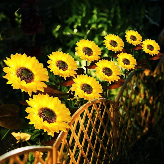 Ajaxfit™ Sunflower Solar Lights – Glowing Garden Decor 🌻🌙