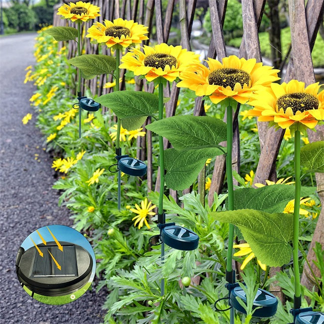 Ajaxfit™ Sunflower Solar Lights – Glowing Garden Decor 🌻🌙