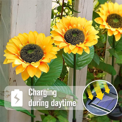 Ajaxfit™ Sunflower Solar Lights – Glowing Garden Decor 🌻🌙
