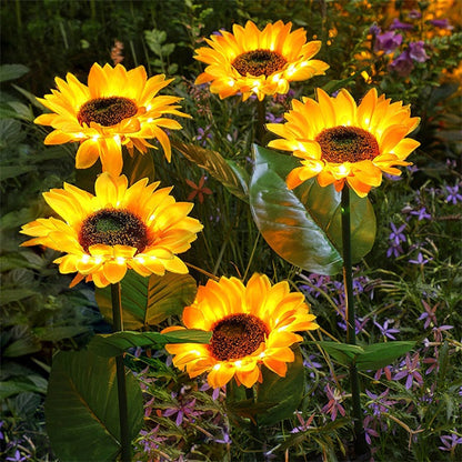 Ajaxfit™ Sunflower Solar Lights – Glowing Garden Decor 🌻🌙