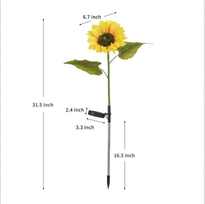 Ajaxfit™ Sunflower Solar Lights – Glowing Garden Decor 🌻🌙