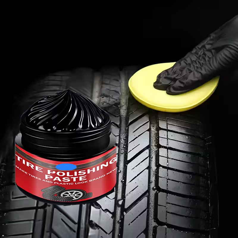 🚗Ajaxfit™ 3-in-1 Tire & Plastic Trim Renewal Paste – Restore Shine & Prevent Cracking